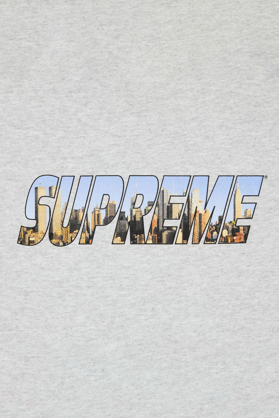 Supreme Gotham Tee Ash Grey – blueandcream