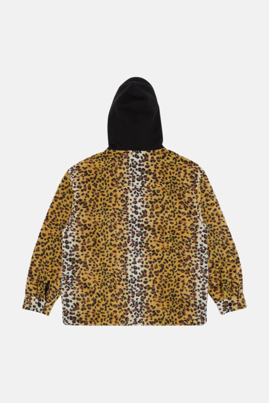 Supreme Leopard Hooded Shirt Brown