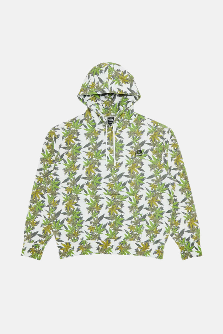 Supreme The North Face Leaf Hooded Sweatshirt White
