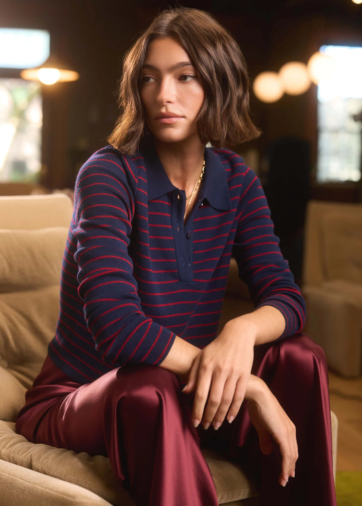 Pegah Sweater Rugby Stripe