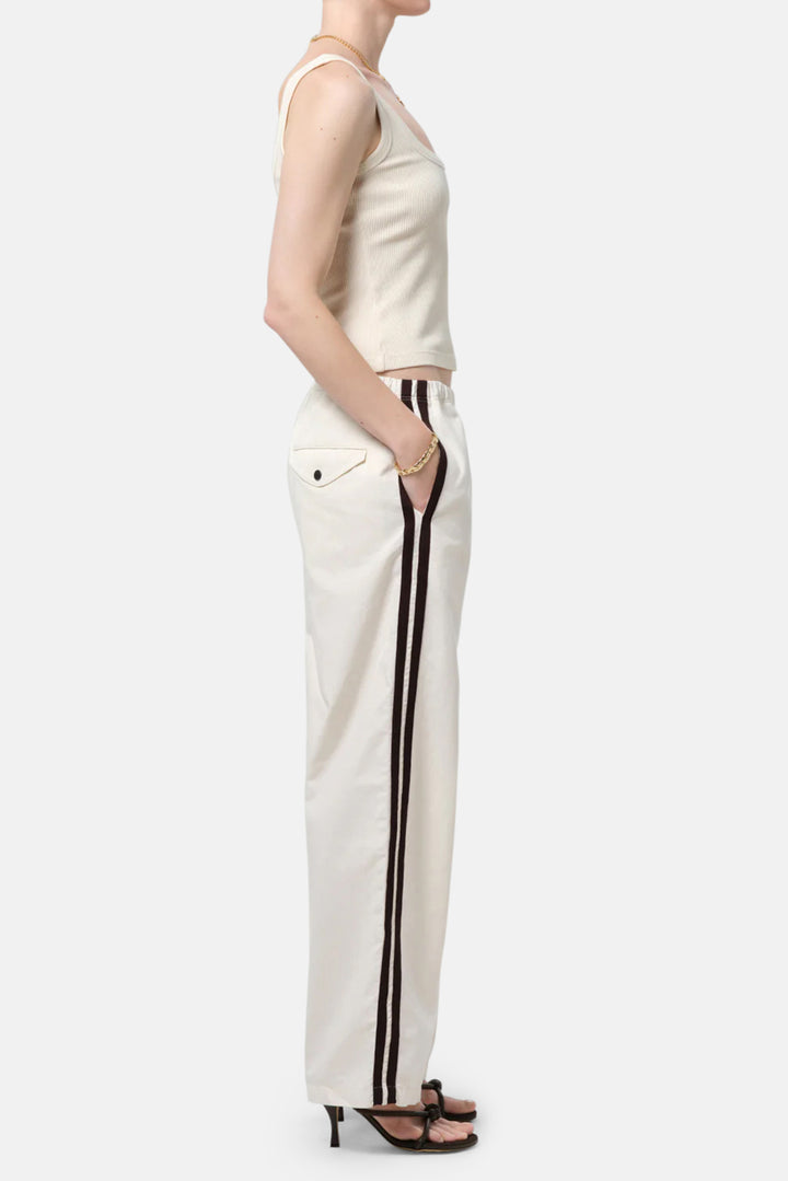 Aurora Track Pant in Cream