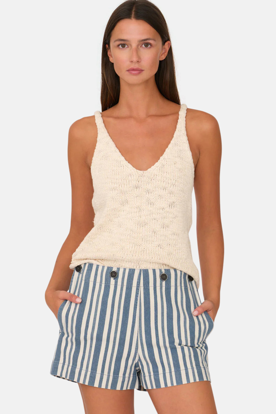 Sailor Short Fisherman Blue Stripe