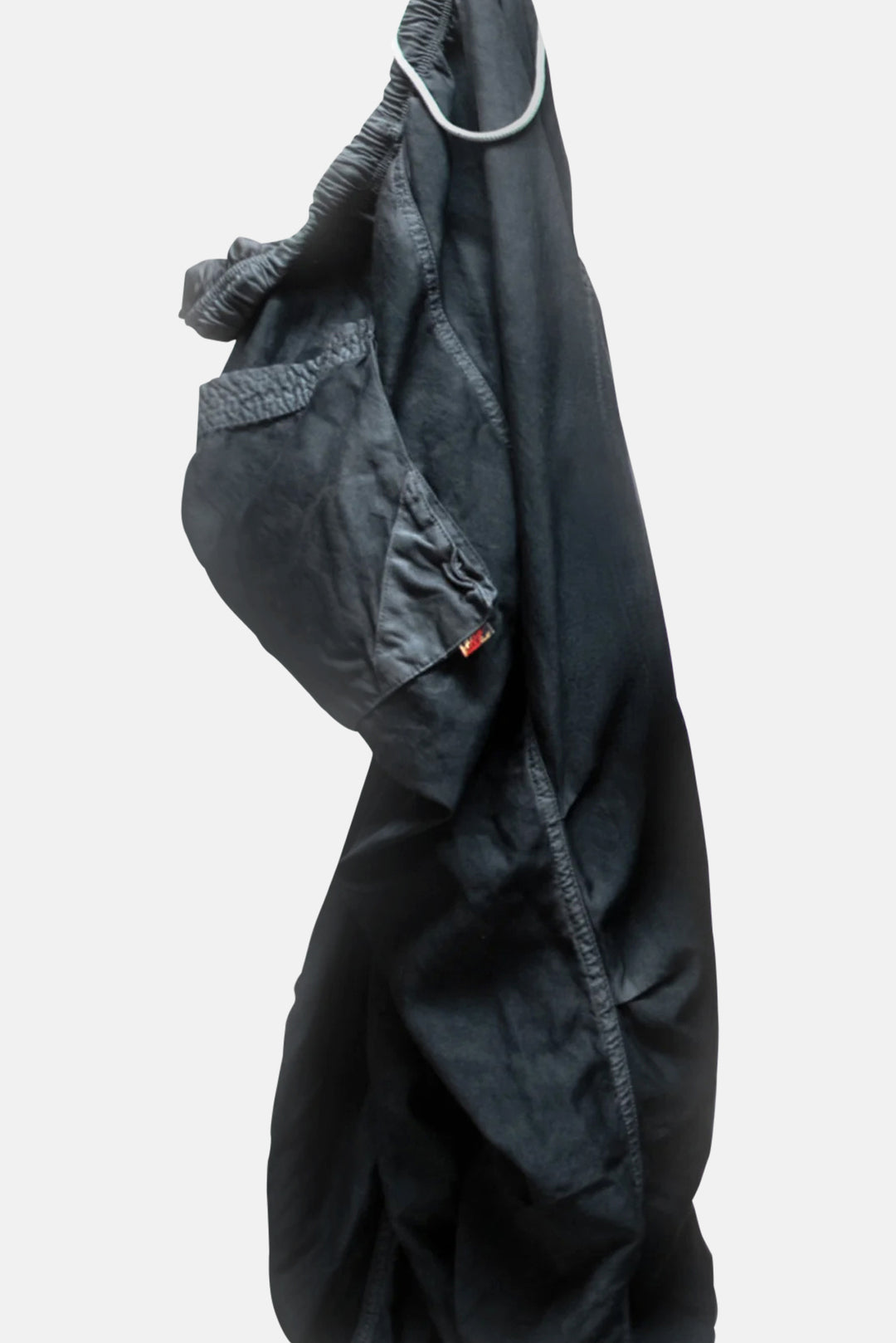 Matte/Satin Loose Drawcord Biggy Pant - Volcano