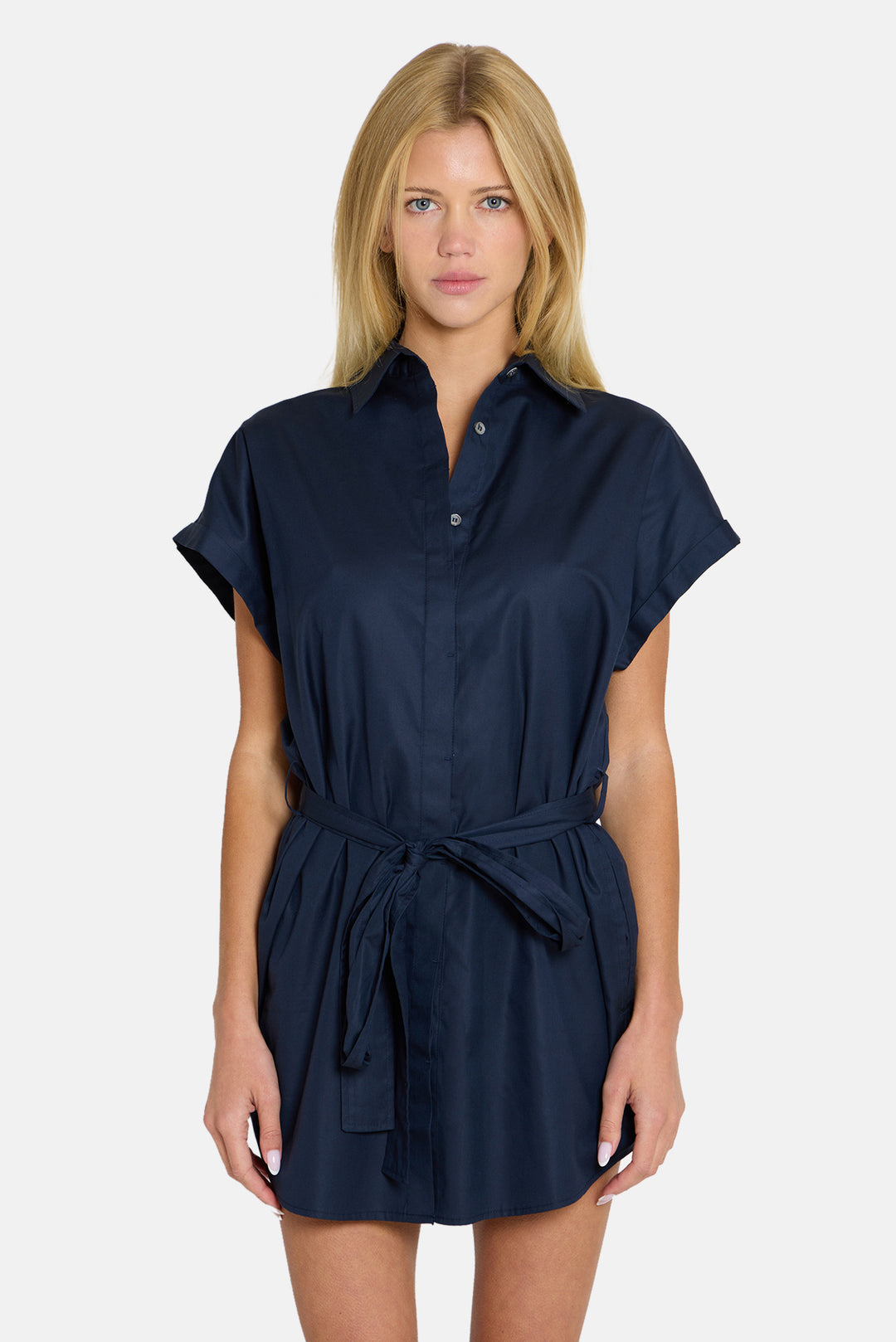 Maidstone Mini Shirt Dress Midnight Navy