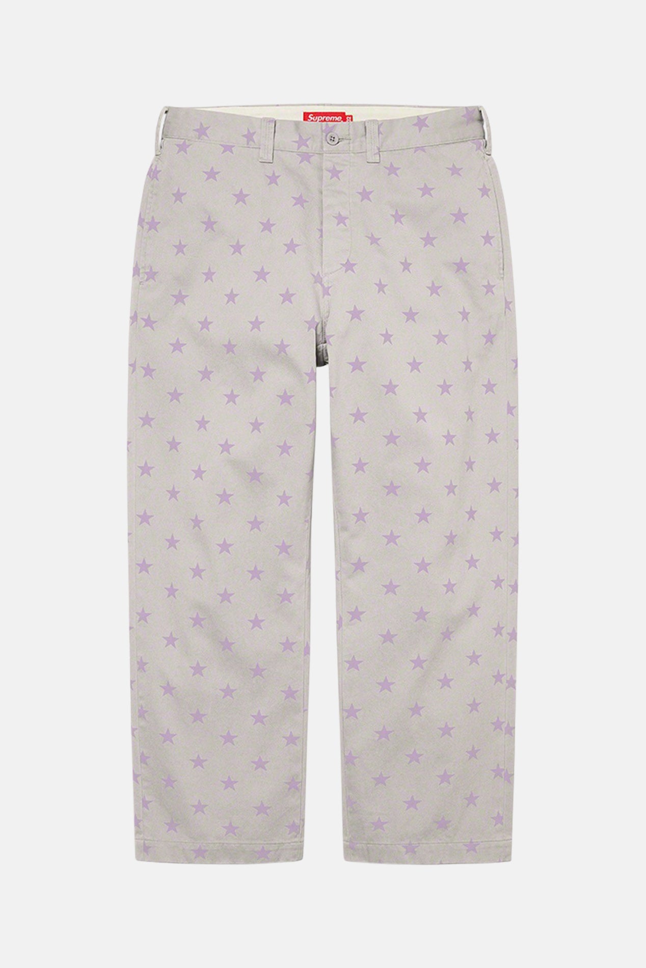 Supreme Chino Pant Grey Stars