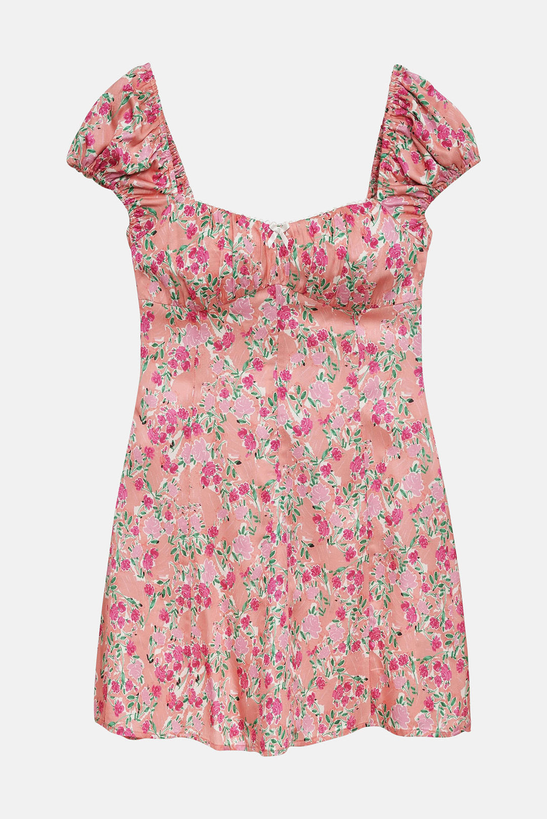 for love and lemons pink floral dress For Love & Lemons Luna Embroidered Bouquet Floral Maxi Dress S