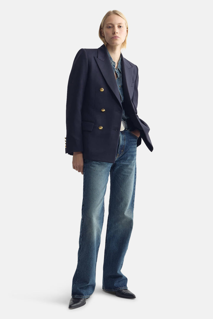 Bruni Double Breasted Jacket Midnight