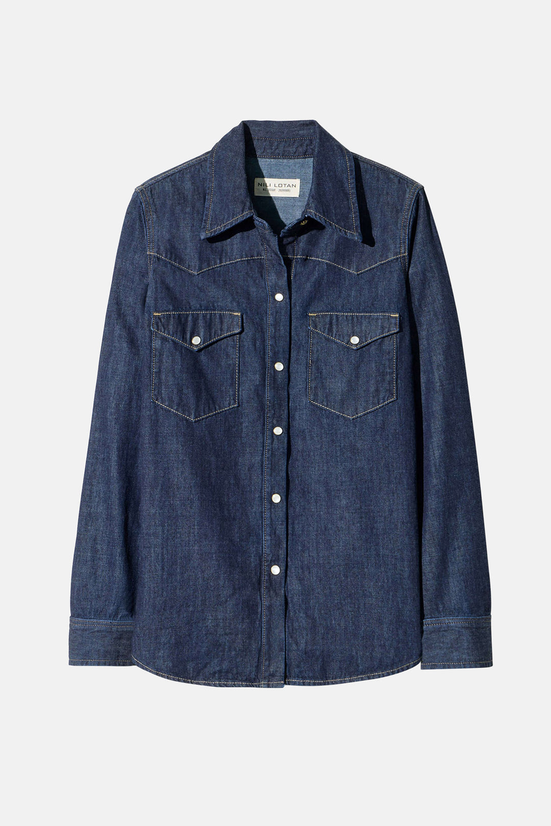 Travis Chambray Shirt Indigo Chambray