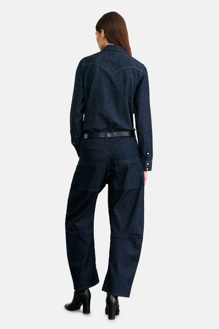 Travis Chambray Shirt Indigo Chambray