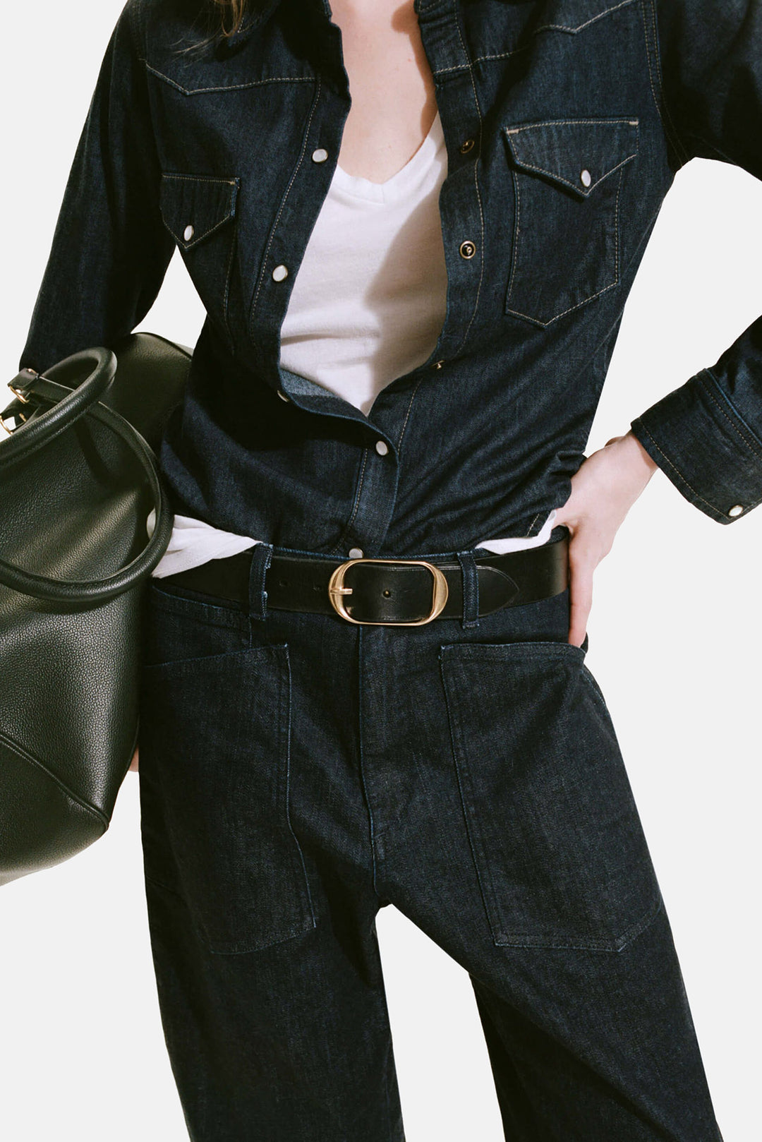 Travis Chambray Shirt Indigo Chambray