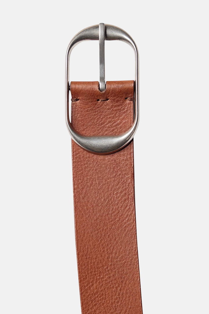 Nili Belt Chestnut w/ Antique Silver Buckle