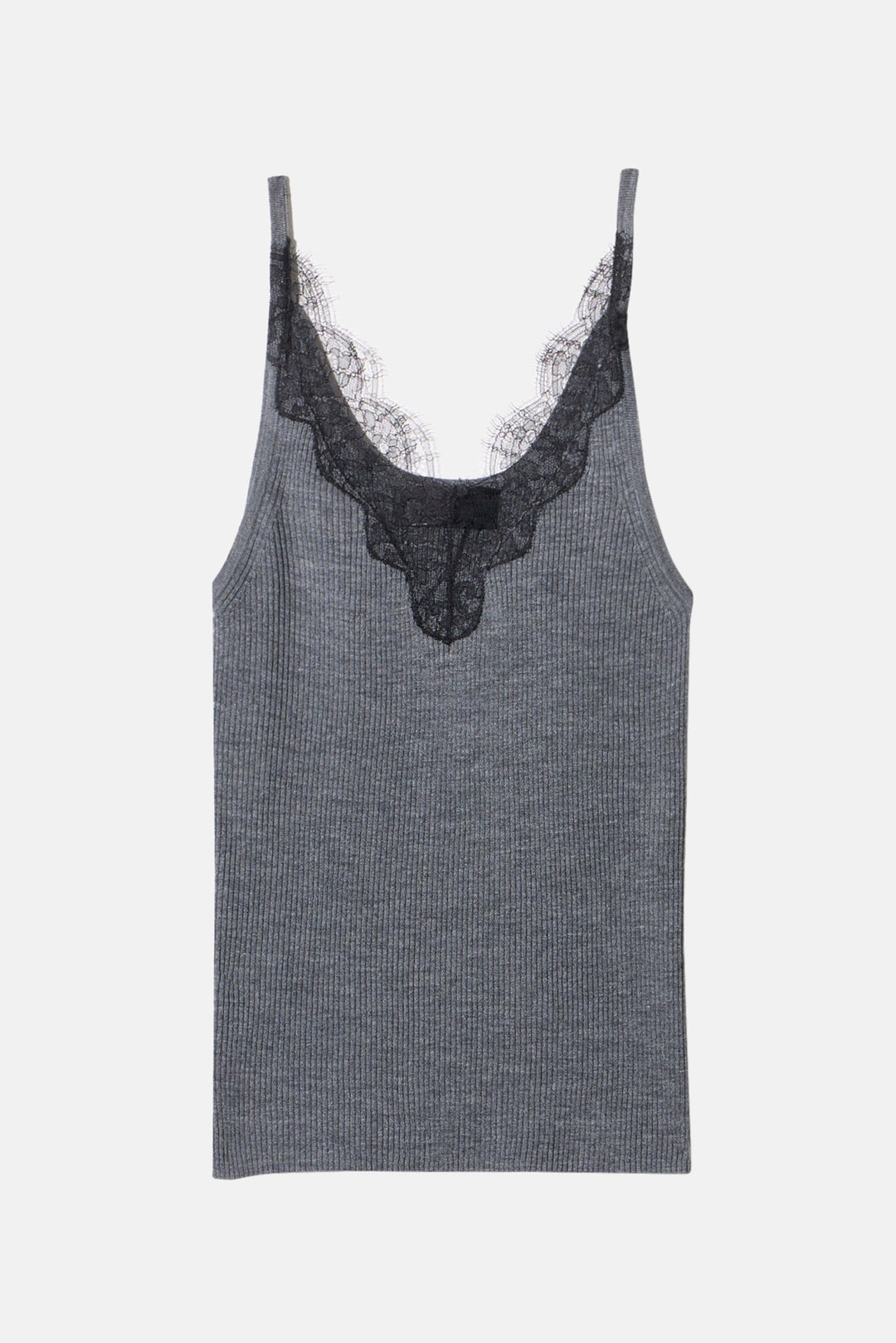 Aronia Sweater Tank Dark Grey Melange