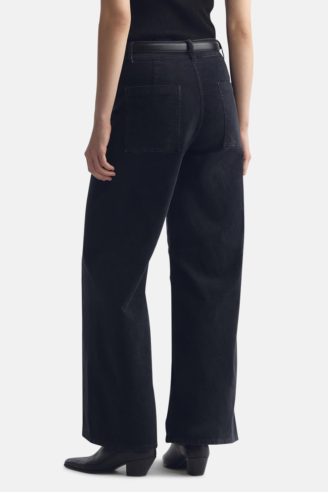 Megan Corduroy Pant Dark Charcoal