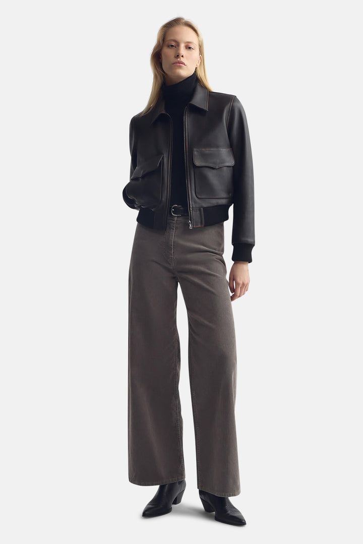 Megan Corduroy Pant Sage Grey