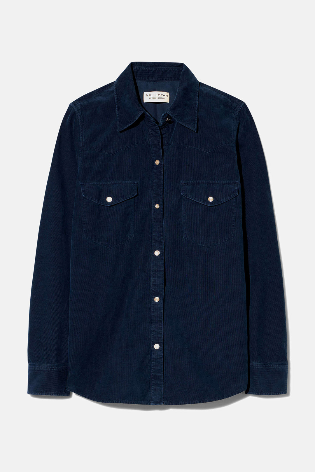 Travis Corduroy Shirt Dusk Navy