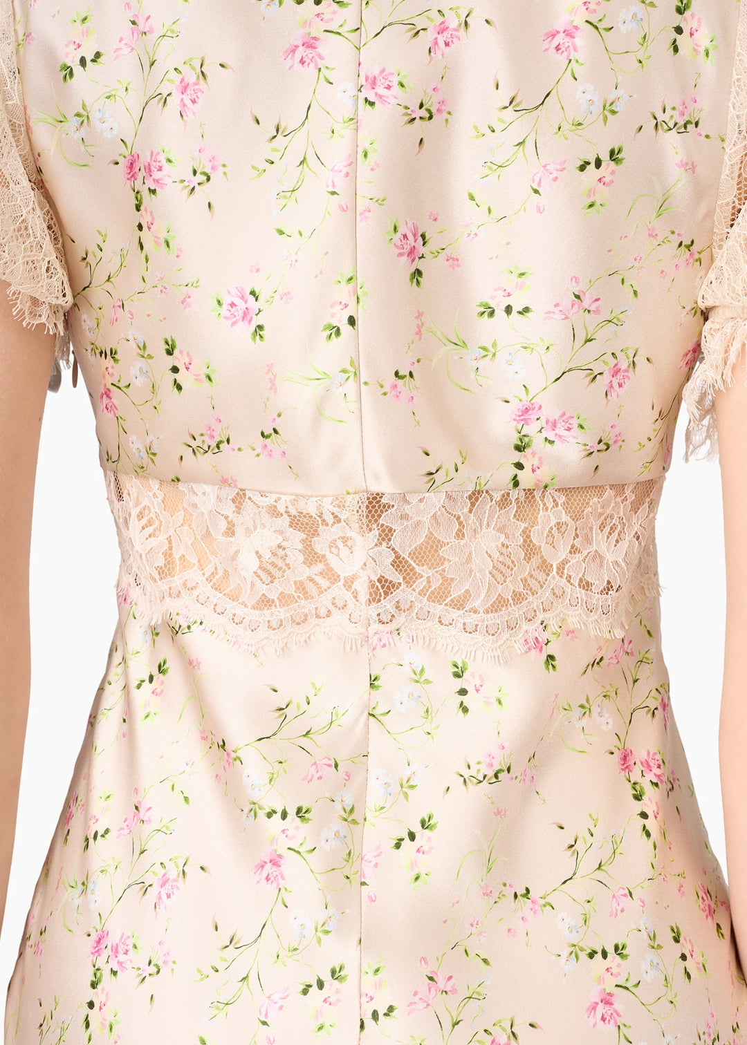 Dinah Silk Midi Dress English Cottage