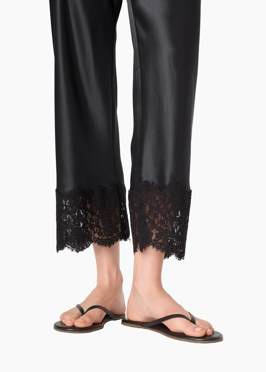 Bristol Mid Rise Lace Pant Black