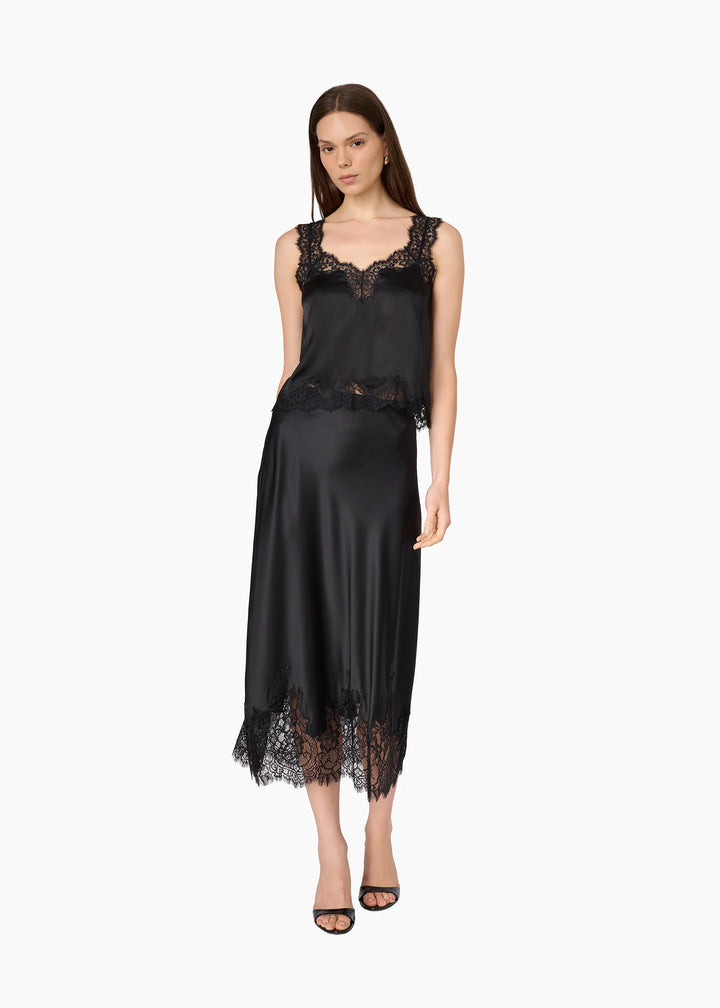 Tony Silk Camisole Black