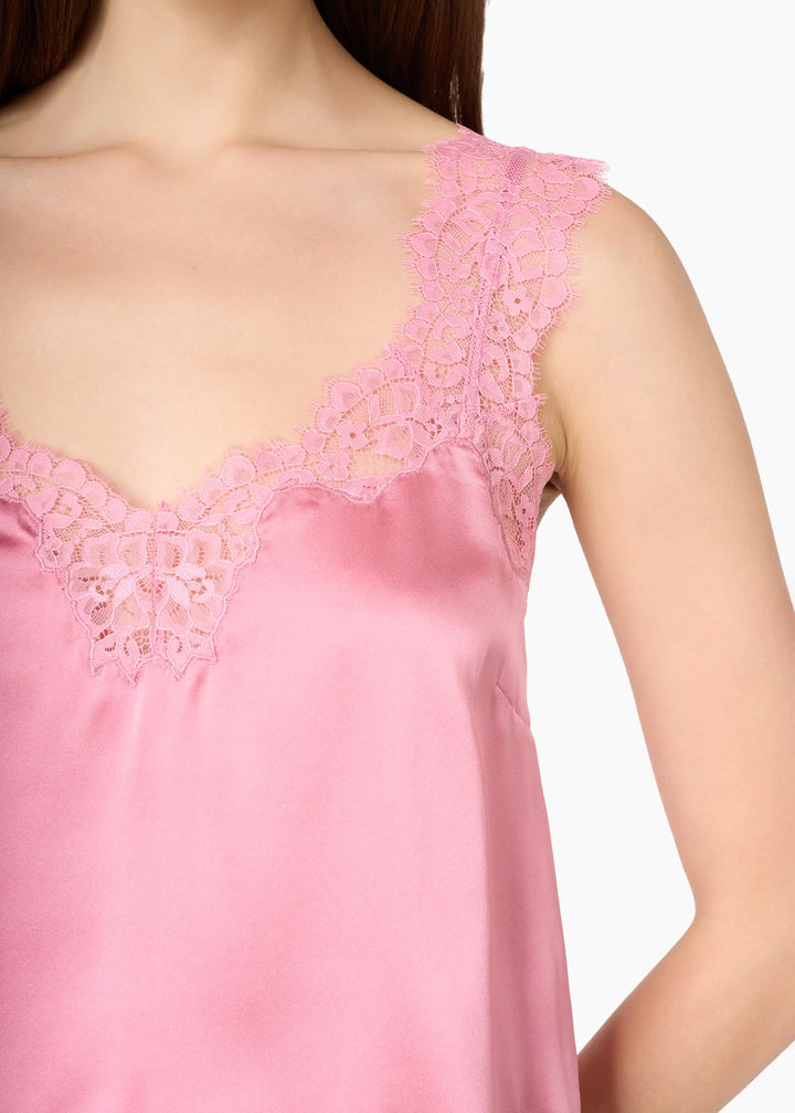 Tony Silk Camisole Pink Ribbon