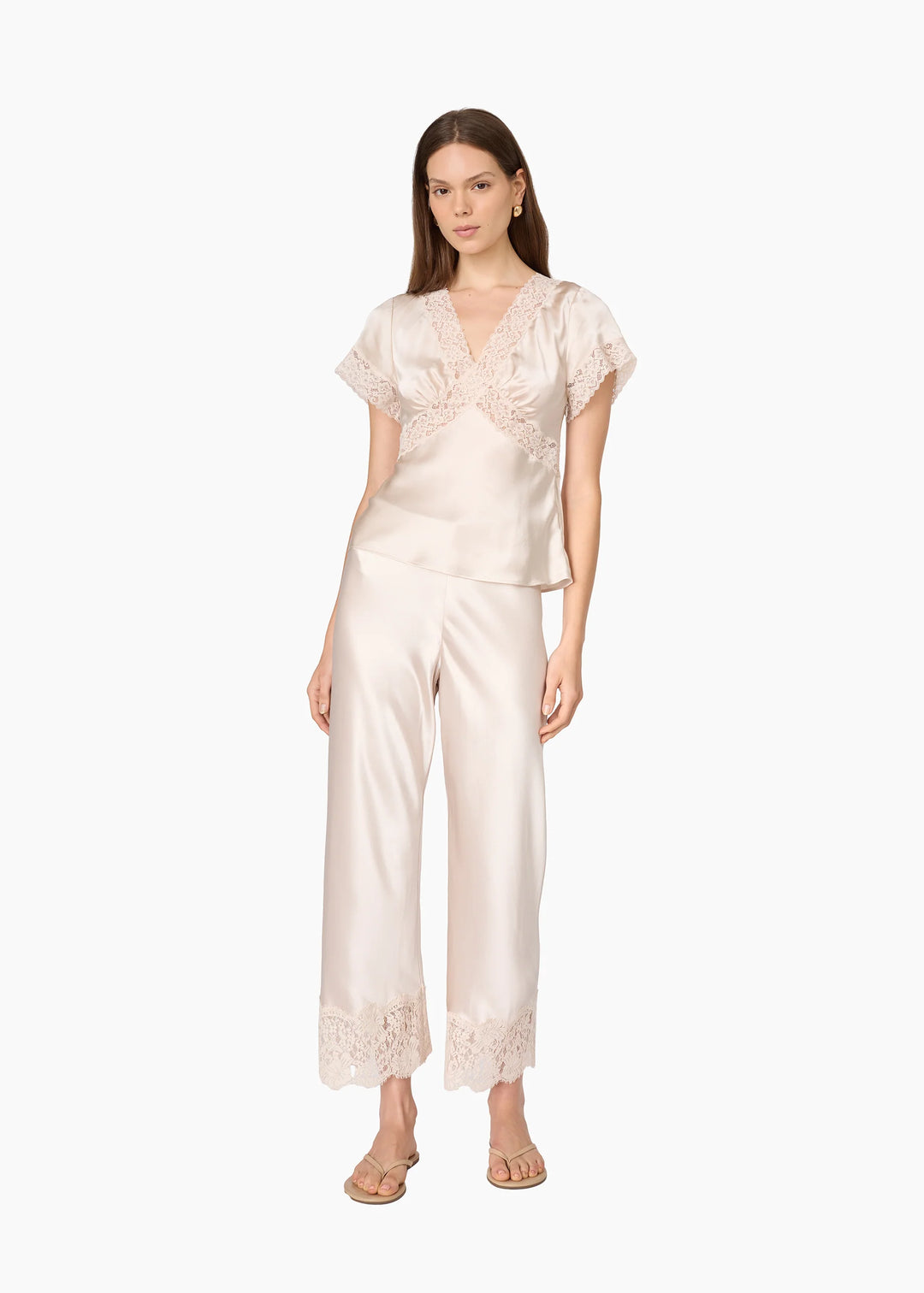 Romola Silk Top Oat
