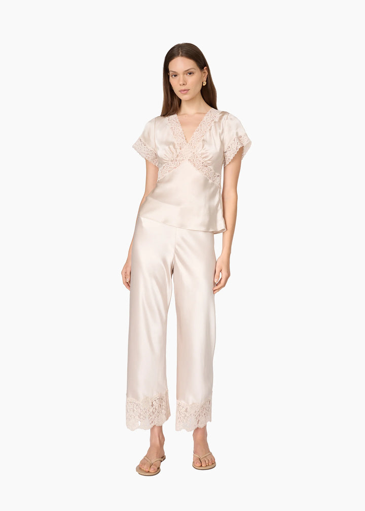 Romola Silk Top Oat