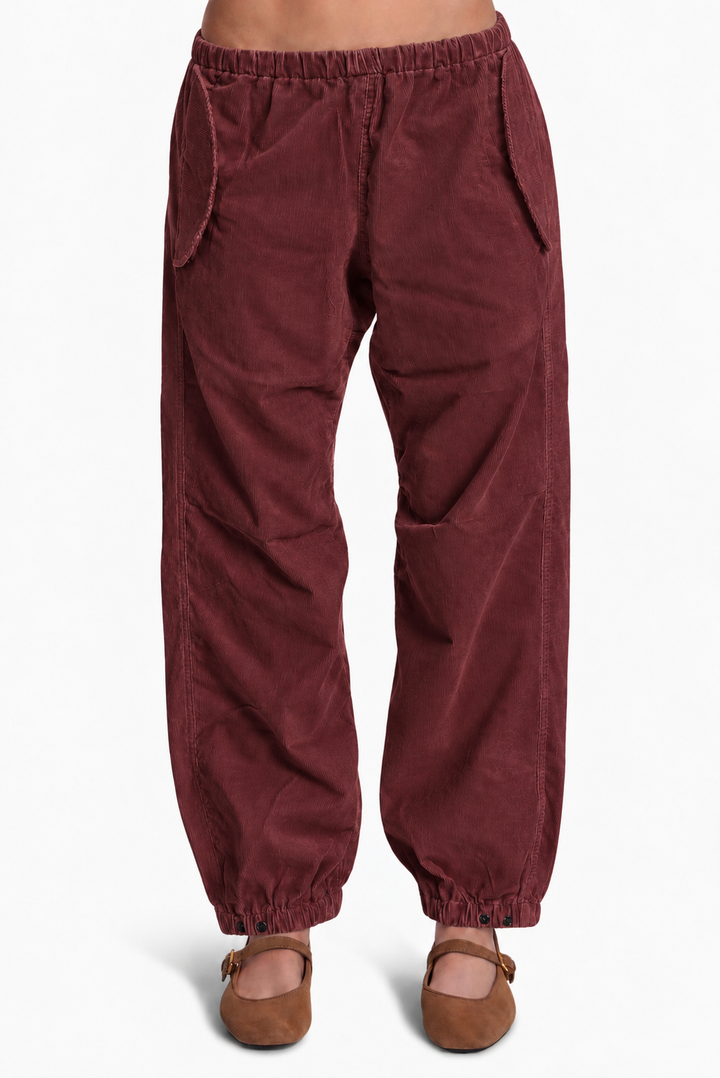 Justine Corduroy Pant Wine
