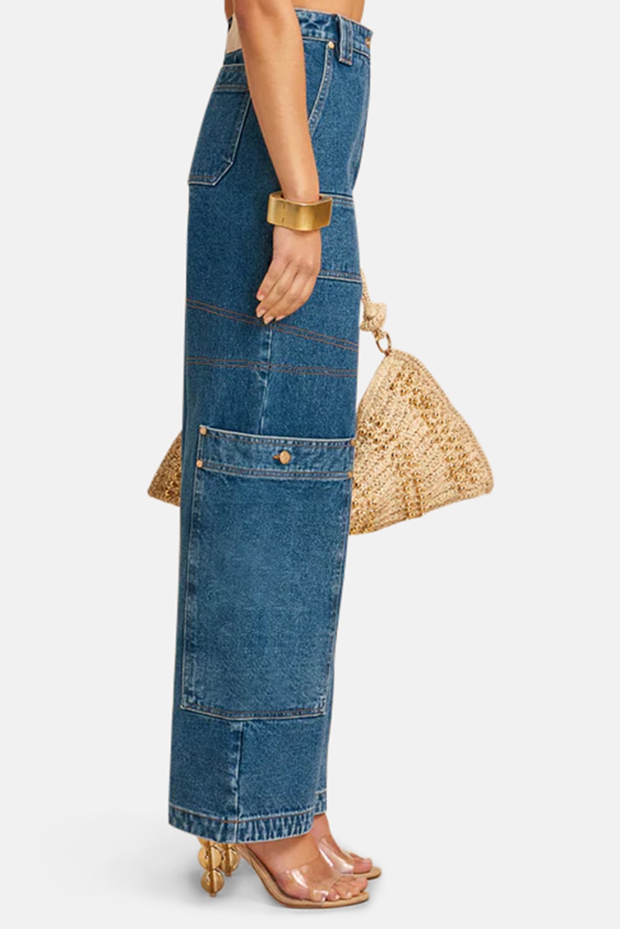 Wynn Wide Leg Pant Indigo – blueandcream