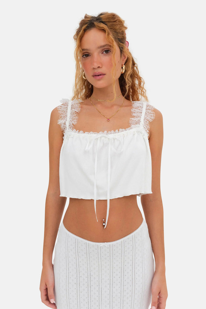 SALSATION サルセーション Cropped Top white S 231102_RTW_PDP_KSU24T103-SU24-