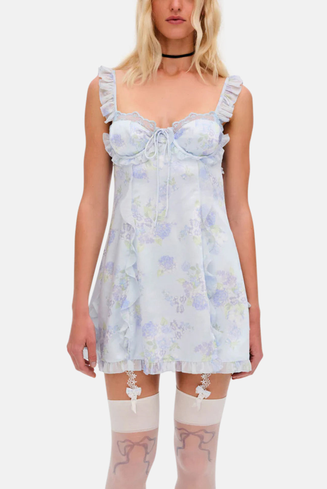 Marisa Mini Dress Blue Marisa Mini Dress Blue