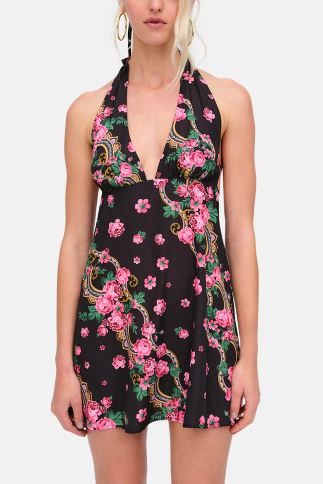 Justice Halter Mini Dress Black Justice Halter Mini Dress Black