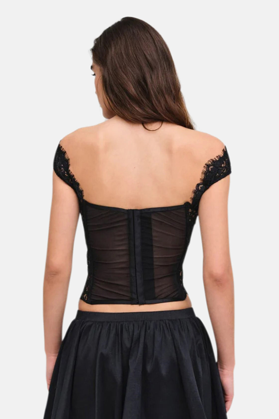 Waverly Lace Top Black