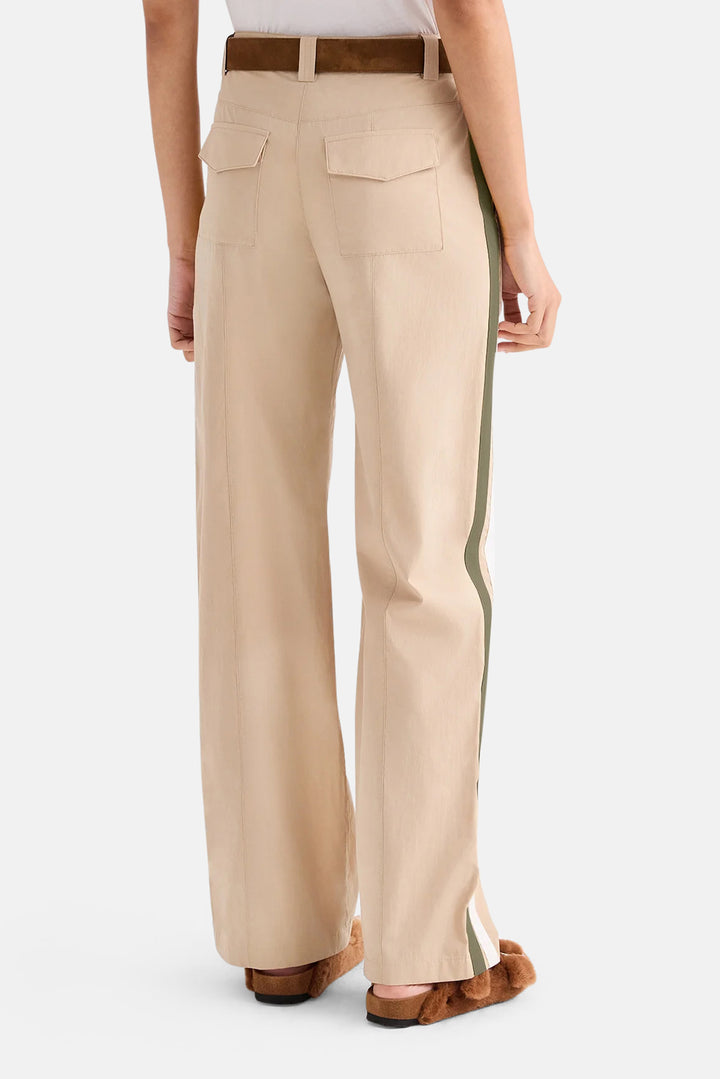 Isabelle Pant in Vintage Washed Poplin Sandstone