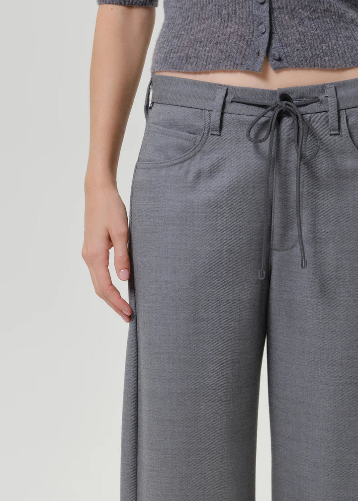Brynn Drawstring Trouser in Felted Gris