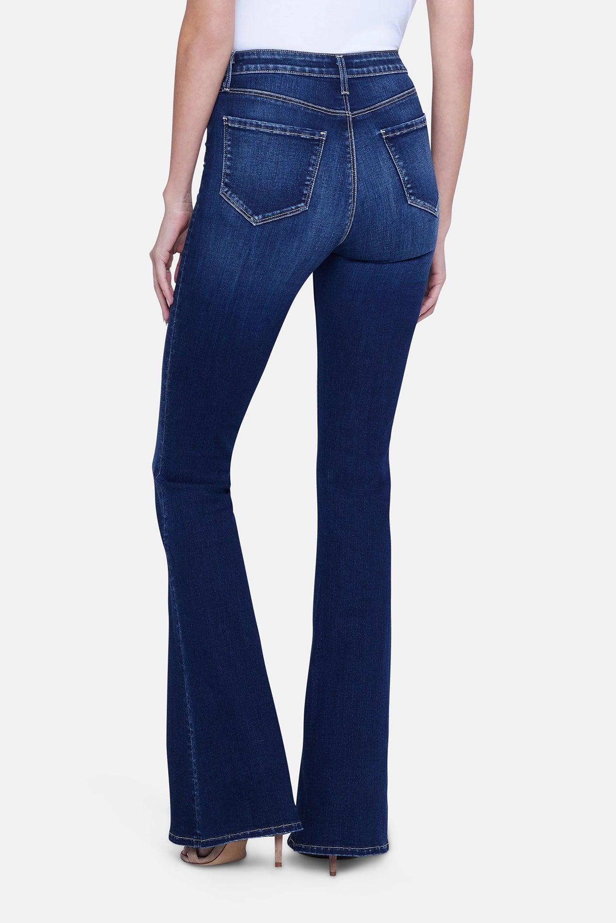 L'AGENCE Marty High Rise Flare Jean Columbia – blueandcream L'AGENCE Marty High Rise Flare Jean Columbia – blueandcream