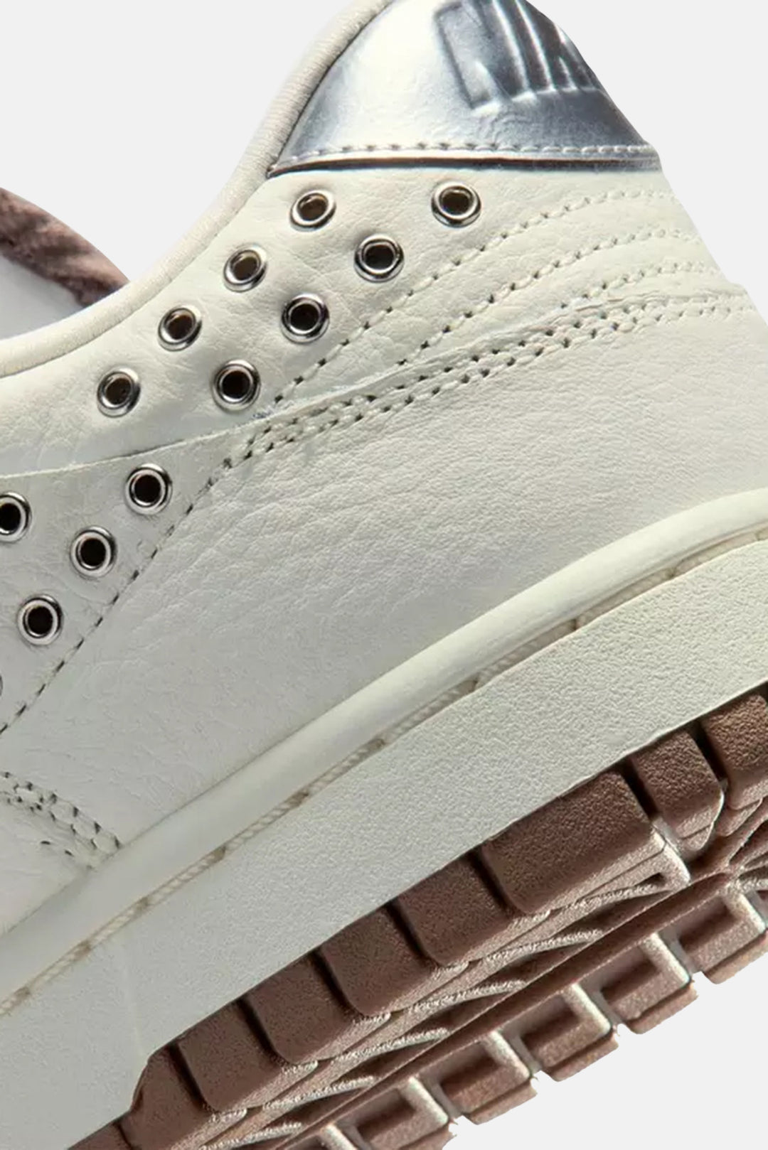 Women's Dunk Low 'Sail / Silver / Mink Brown'