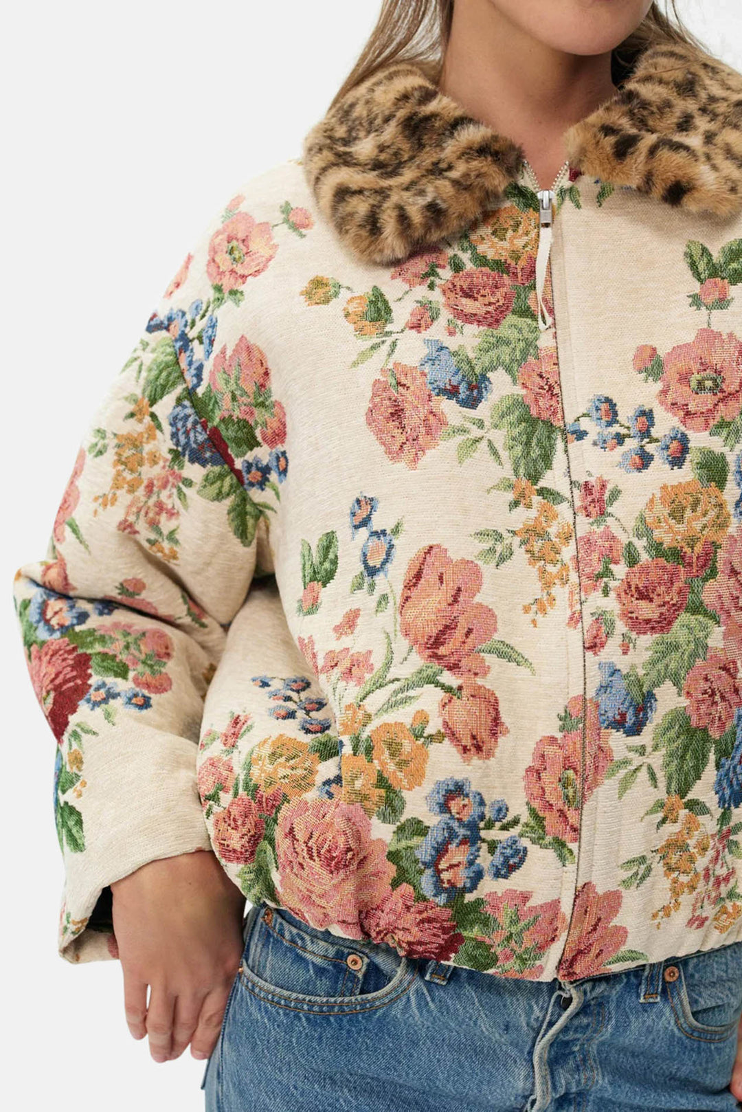 Betsy Floral Jacket Cream