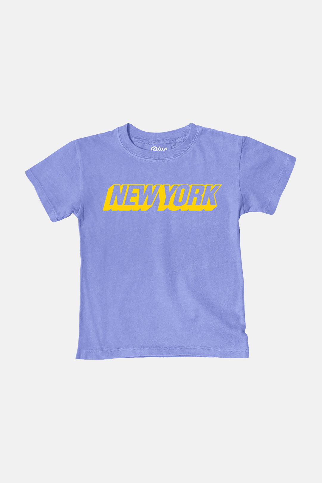 Kids New York Tee Peri/Yellow