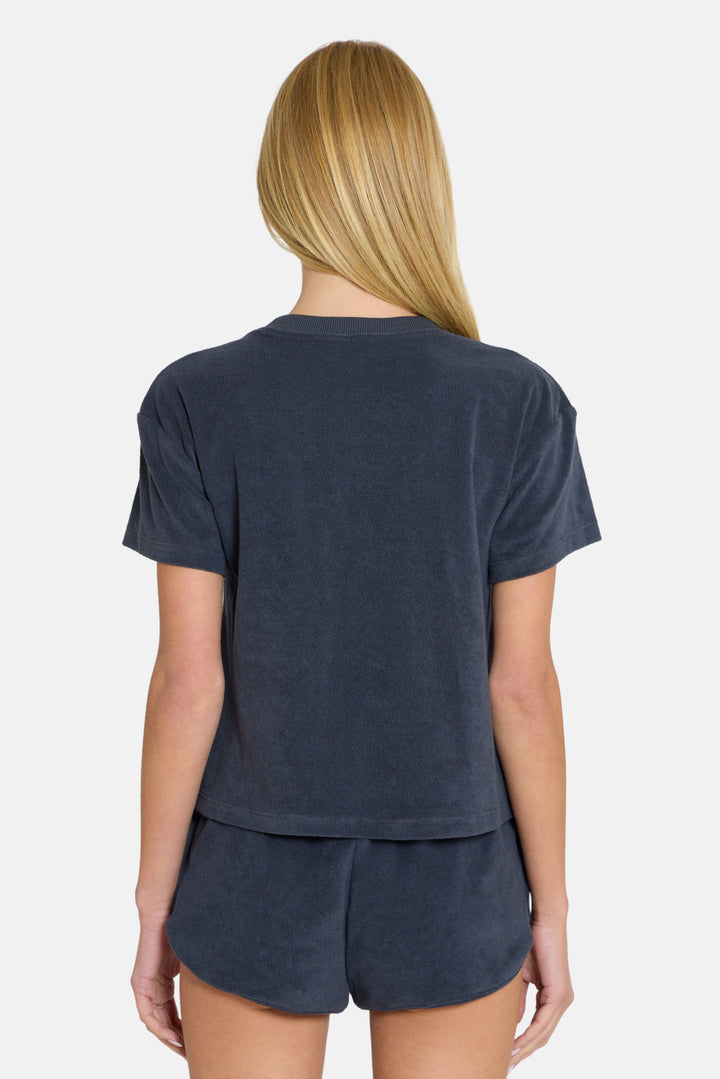 Nova Terry Tee Washed Black