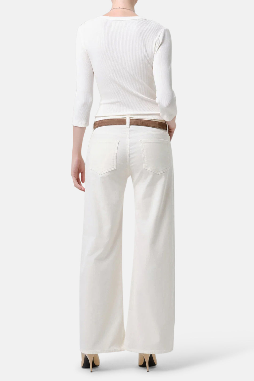Nora Corduroy Trouser Leg In Pashmina