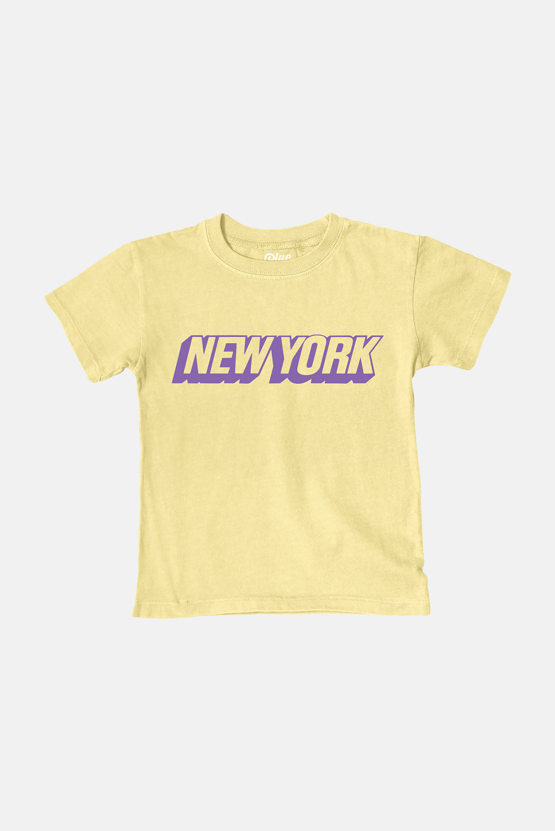 Kids New York Tee Butter/Purple