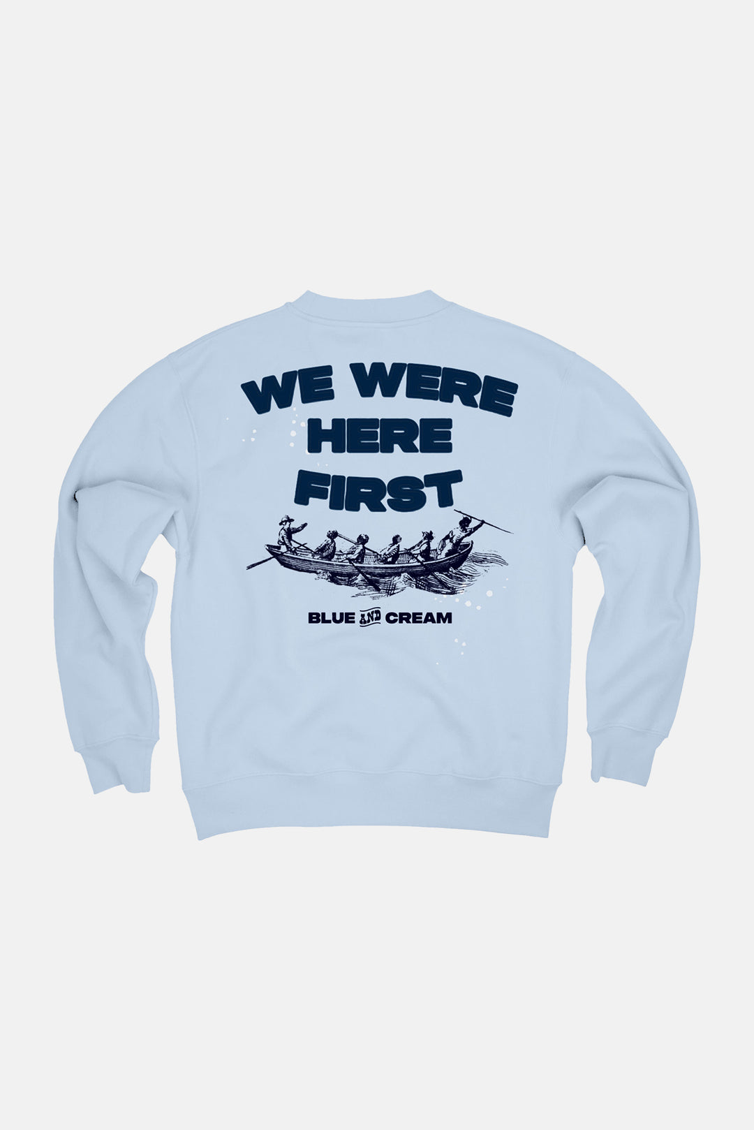 Sag Harbor Whalers Crewneck Pale Blue