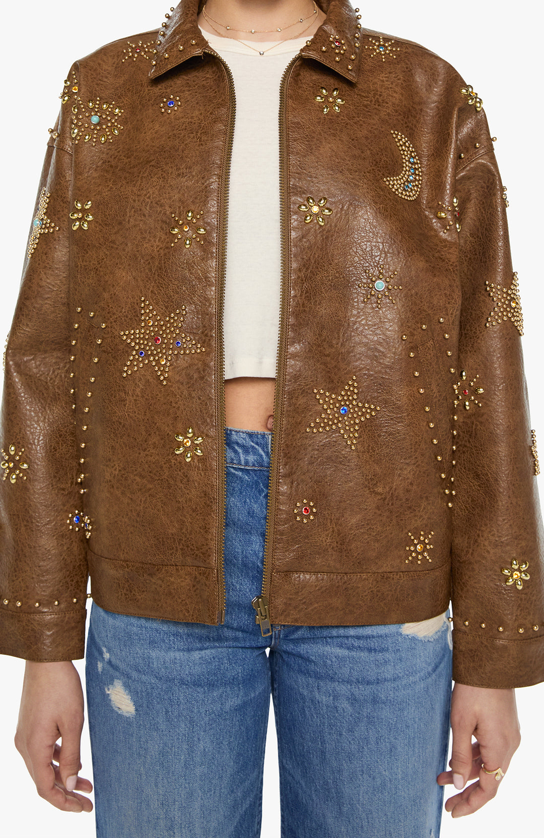 The Zip It Brown And Cream