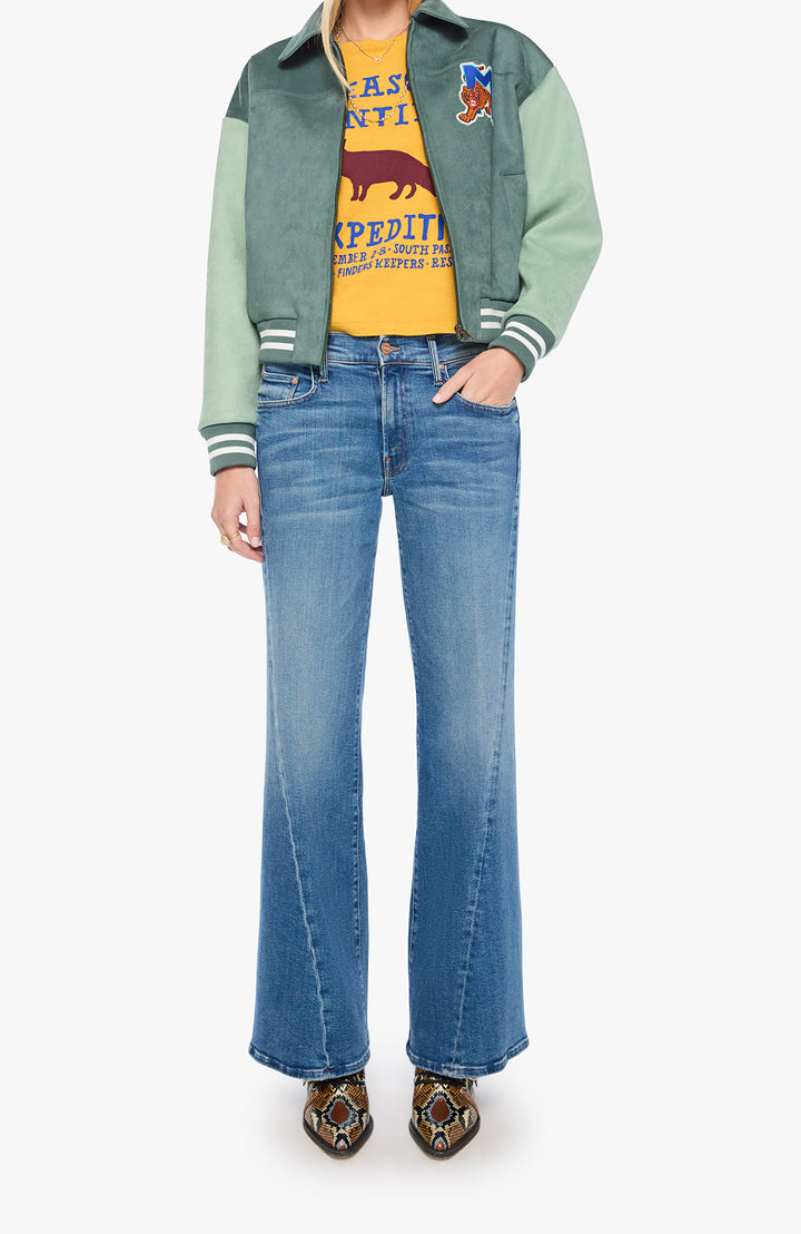 The Oversized Letterman Green