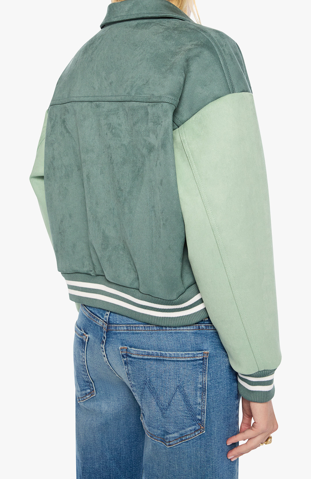 The Oversized Letterman Green
