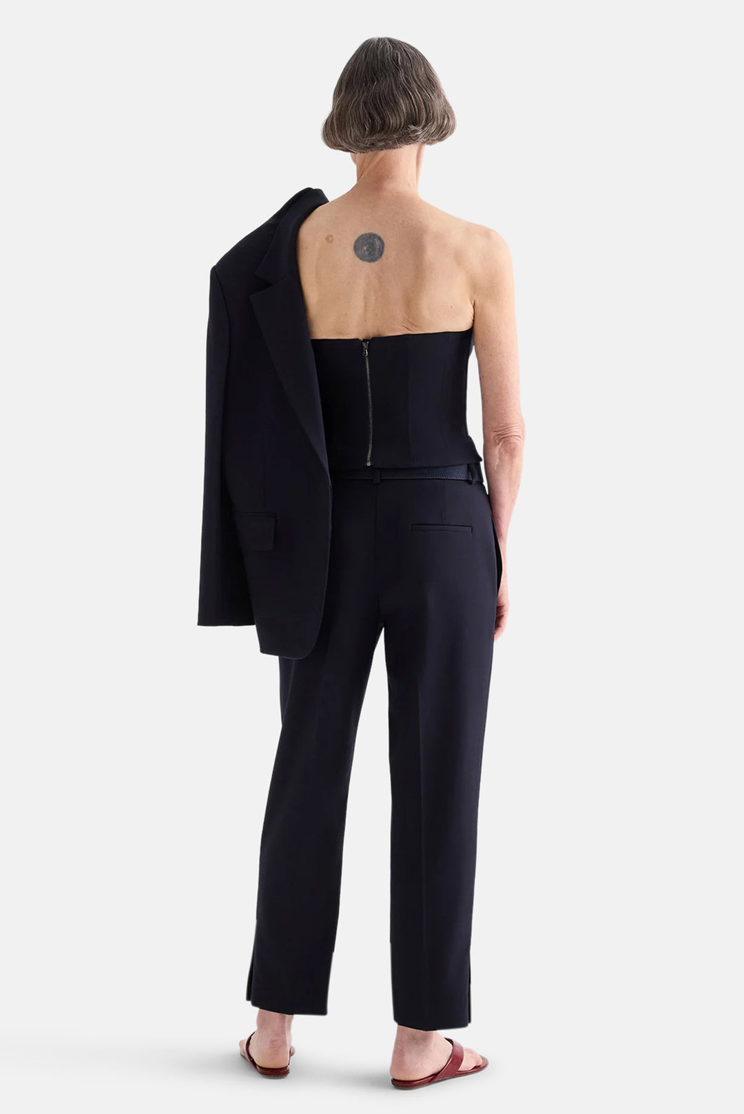 Roberts Pant In Italian Wool Midnight