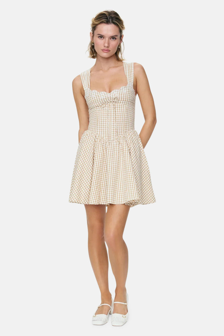 That’s Amor Mini Dress Tan