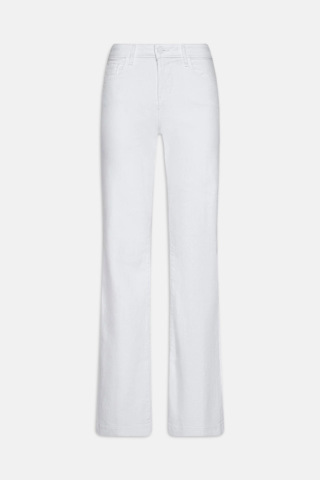 Joanne Low-Rise Wide-Leg Jean Blanc