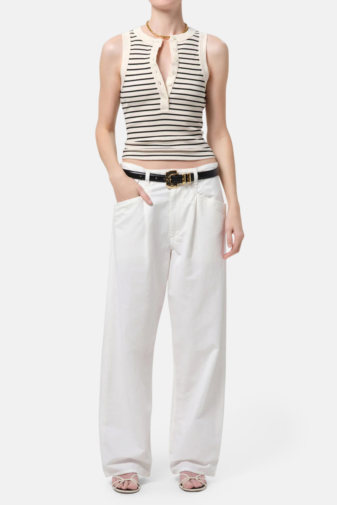 Caralyn Tank in Quartz Stripe