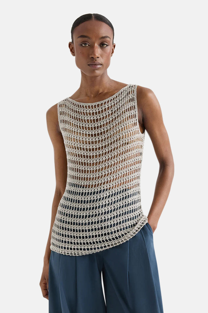 Cleo Top in Sandshell