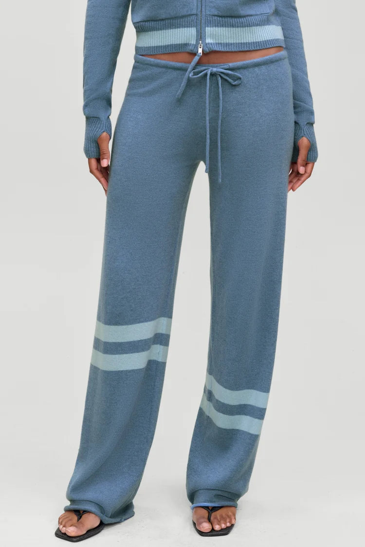 Jude Cashmere Lounge Pant Blue Lake
